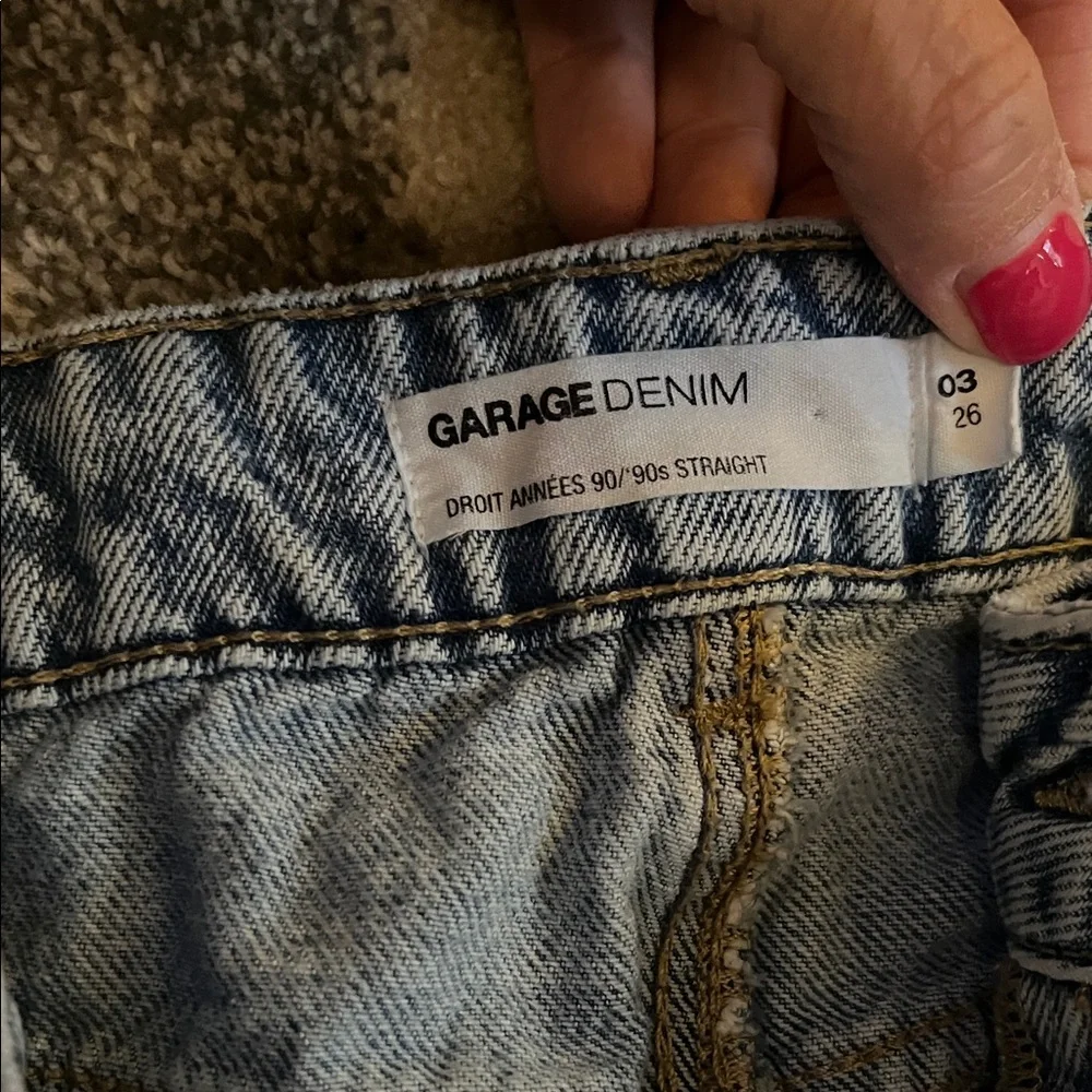 Garage Distressed Blue Jeans - Picture 2 of 3